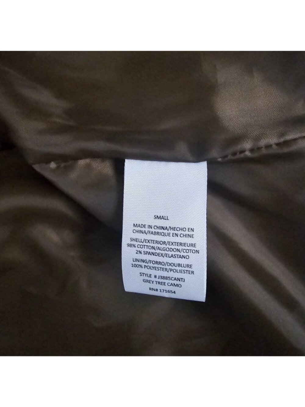 Thread & Supply Gray Tree Camouflage-Print Barn Korie Jacket Women's Small, NWT - Picture 11 of 14